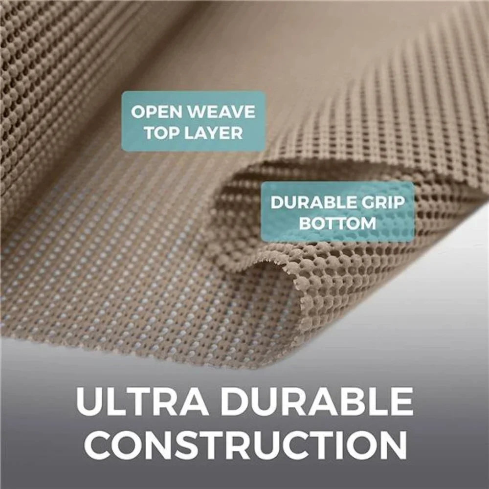 HOME GENIE Drawer and Shelf Liner, Non Adhesive Roll, 12 Inch x 20 FT